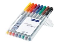 STAEDTLER Lumocolor Folienstifte-Set farbsortiert non-permanent 8 St. STAEDTLER Lumocolor Folienstifte-Set farbsortiert non-permanent 8 St.
