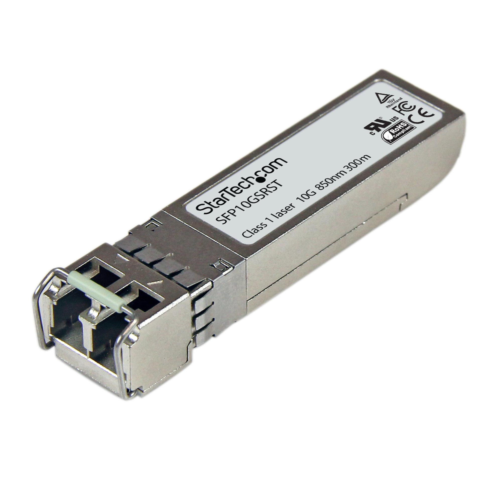 STARTECHCOM Cisco kompatibel 10GBaseSR Gigabit SFP Transceiver Modul MM LC MiniGBIC bis 300m Glasfaser Transceiver DDM 8