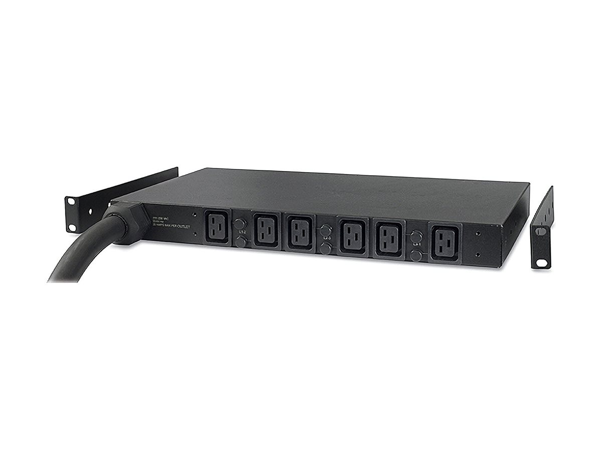 APC Rack PDU Basic 1U 32A 22kW 400V (6)C19 Cord Length (2.5 meter) IEC309