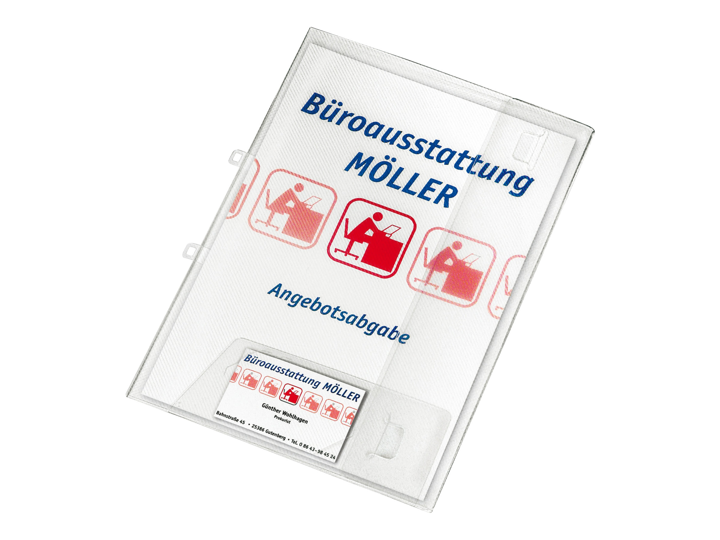 VELOFLEX Angebotsmappe Crystal DIN A4 transparent VELOFLEX Angebotsmappe Crystal DIN A4 transparent