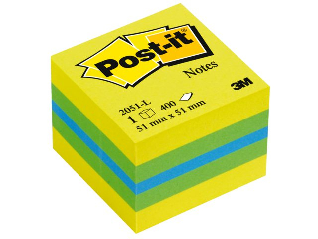 Post-it® Mini Haftnotizen 2051-L farbsortiert, 1 St.