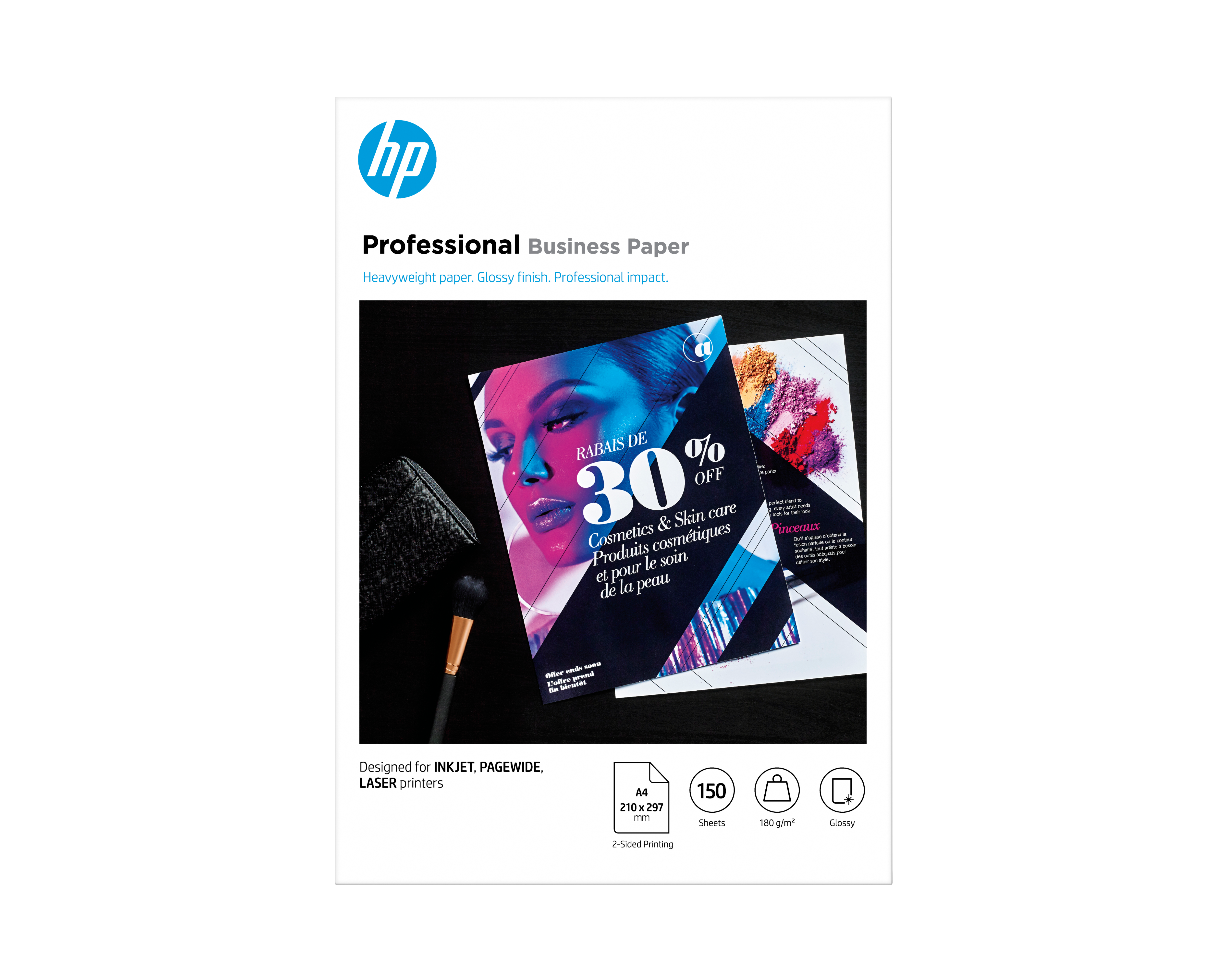 HP Fotopapier 3VK91A DIN A4 glänzend 180 gqm 150 Blatt