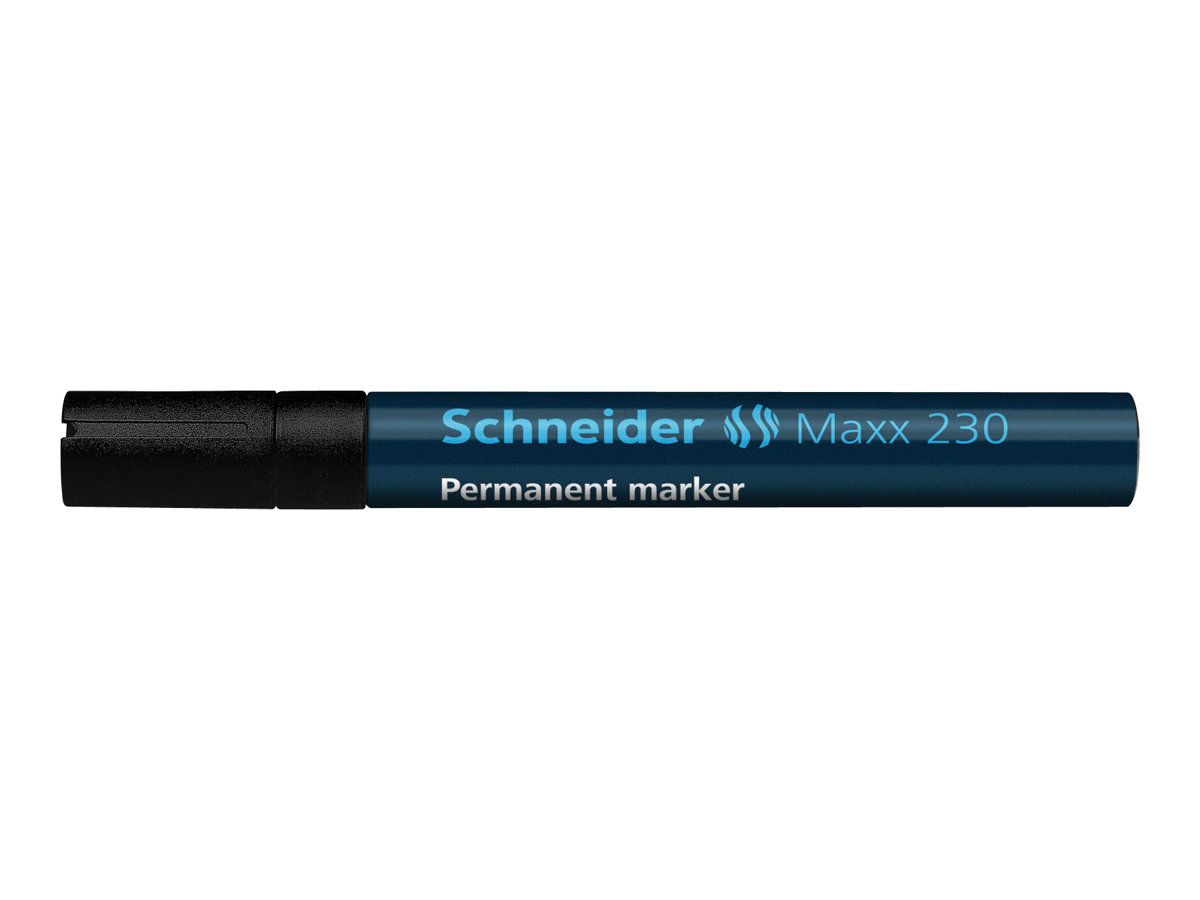 Schneider Maxx 230 Permanentmarker schwarz 1,0 - 3,0 mm, 10 St. Schneider Maxx 230 Permanentmarker schwarz 1,0 - 3,0 mm, 10 St.