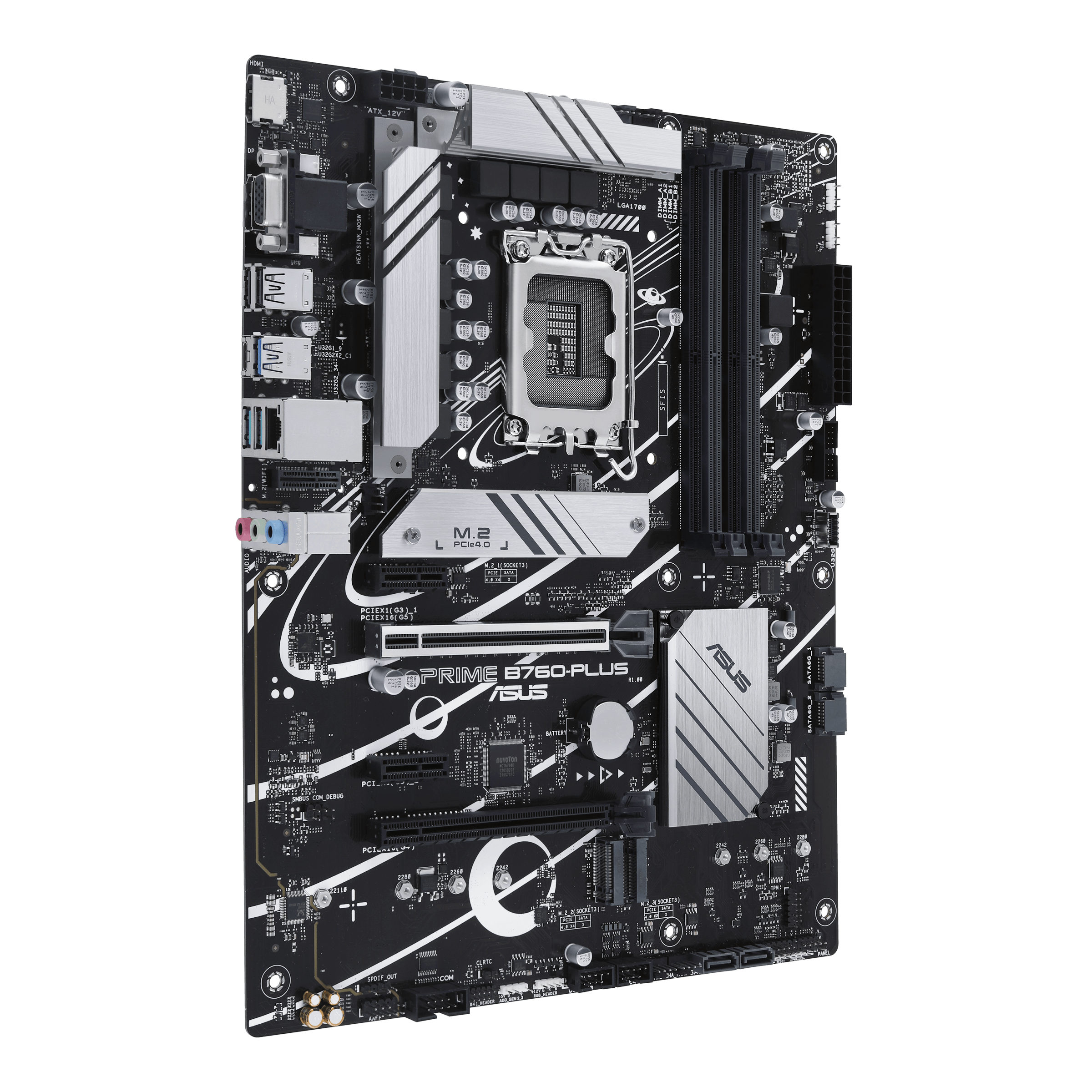 ASUS PRIME B760PLUS LGA 1700 4xDDR5 ATX 4xSATA MB 1xHDMI 1xDP 1xDSub 3xM2