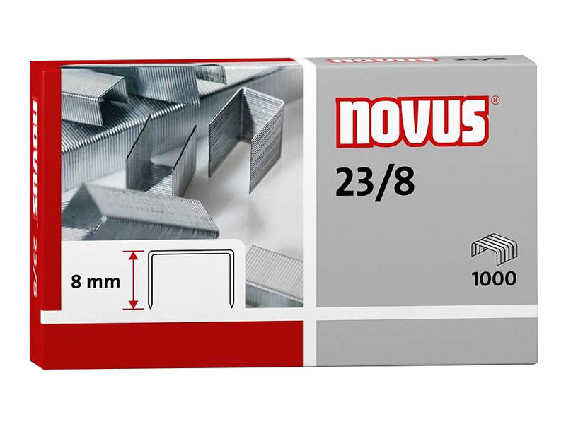 1.000 novus Heftklammern 23/8
