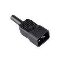 Bachmann Kaltgeraetestecker 70° C 16A / 250V, sw Bachmann Kaltgeraetestecker 70° C 16A / 250V, sw