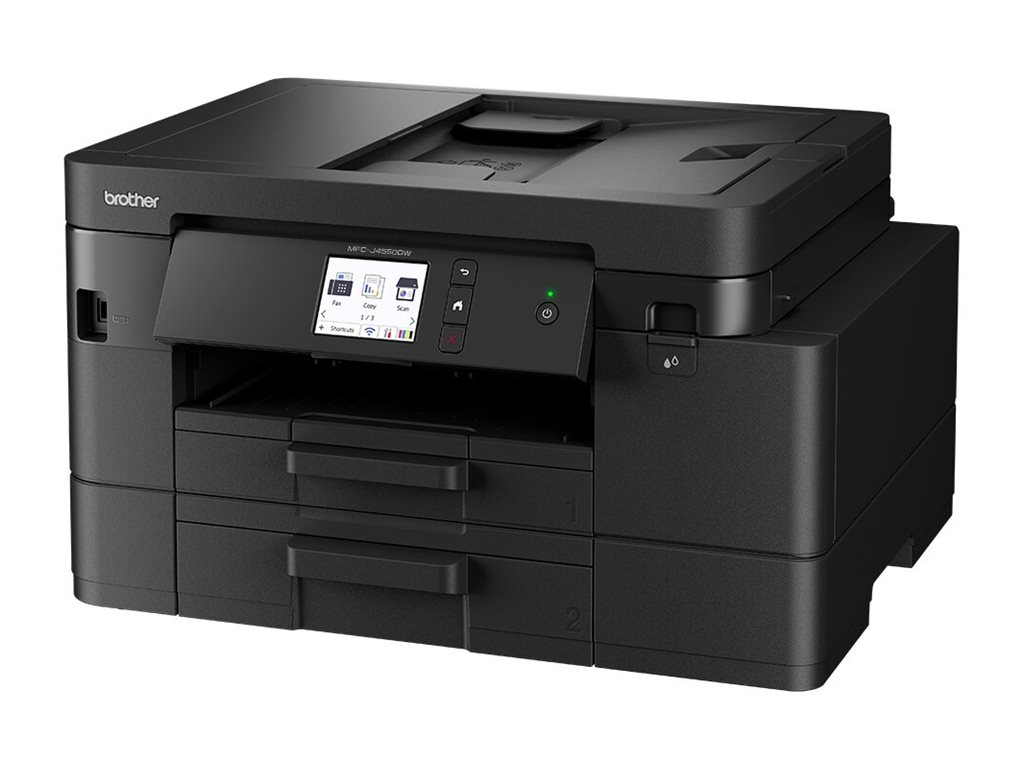 BROTHER MFCJ4550DW Compact allinone wireless business ink printer with ADF and two paper trays 20ppm