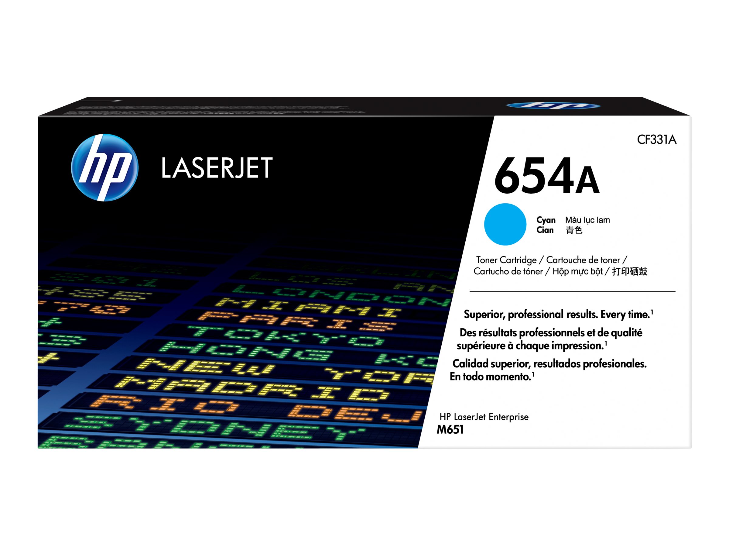 HP 654A (CF331A) cyan Tonerkartusche HP 654A (CF331A) cyan Tonerkartusche