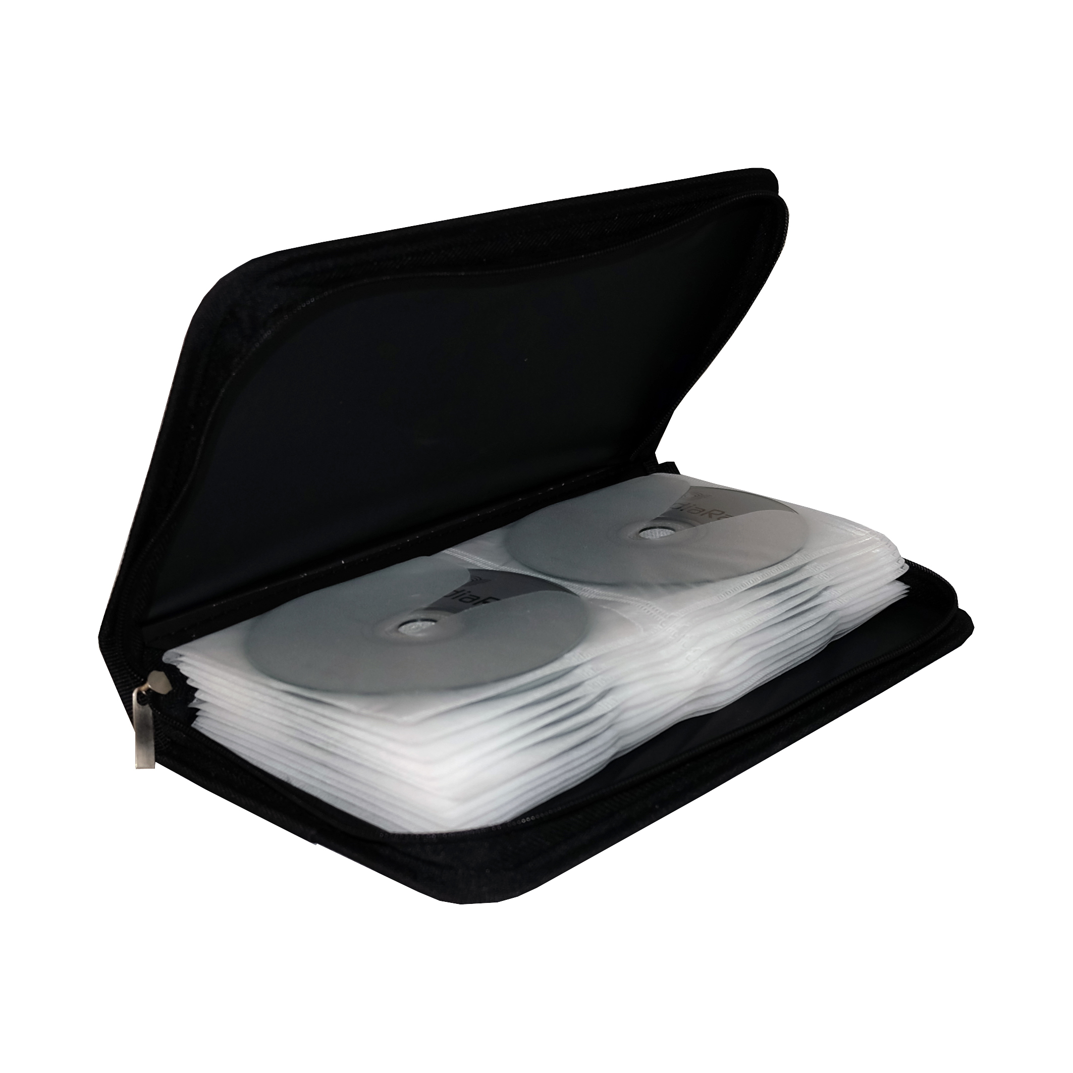 MediaRange 48er CD-/DVD-Tasche schwarz, 1 St.