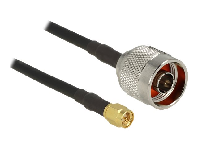 Delock Antennenkabel N Stecker > SMA Stecker CFD200 2,5 m low loss