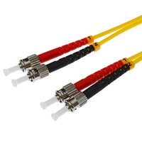 helos LWL Patchkabel ST/ST Duplex 9/125µm OS2 gelb 7,5m helos LWL Patchkabel ST/ST Duplex 9/125µm OS2 gelb 7,5m