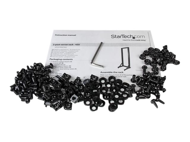 STARTECH.COM 2 Post Server Rack mit Rollen - stabile Stahl konstruktion - 42HE STARTECH.COM 2 Post Server Rack mit Rollen - stabile Stahl konstruktion - 42HE