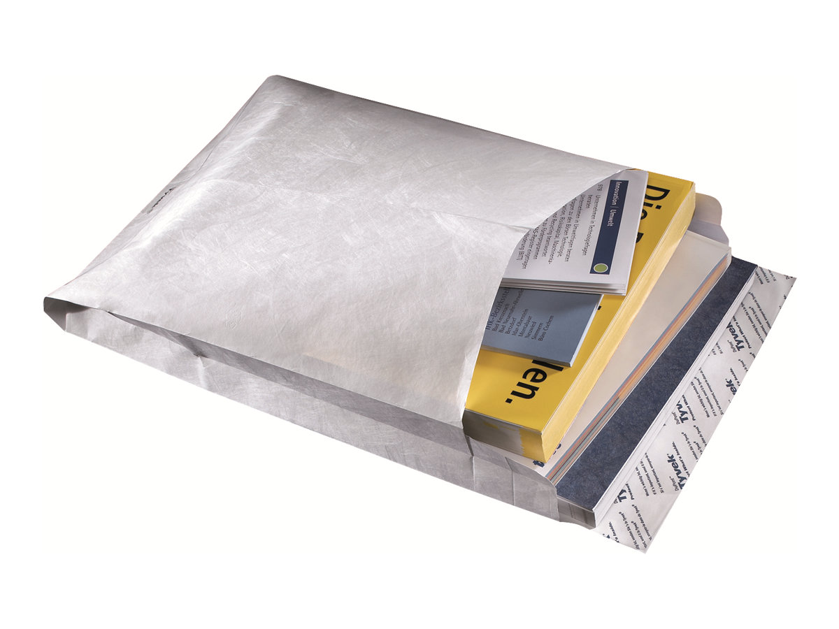 BONG Faltentaschen Tyvek® Expander DIN C4 ohne Fenster weiss mit 3,8 cm Falte, 100 St.