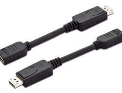 ASSMANN Adapterkabel DisplayPort Stecker auf HDMI Buchse 0,15m AW28