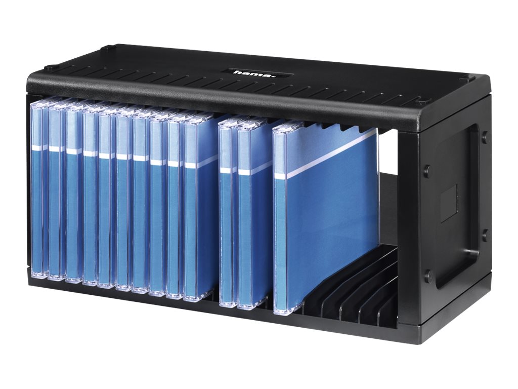 hama 20er CD-/DVD-Regal CD-Rack 20 schwarz, 1 St. hama 20er CD-/DVD-Regal CD-Rack 20 schwarz, 1 St.