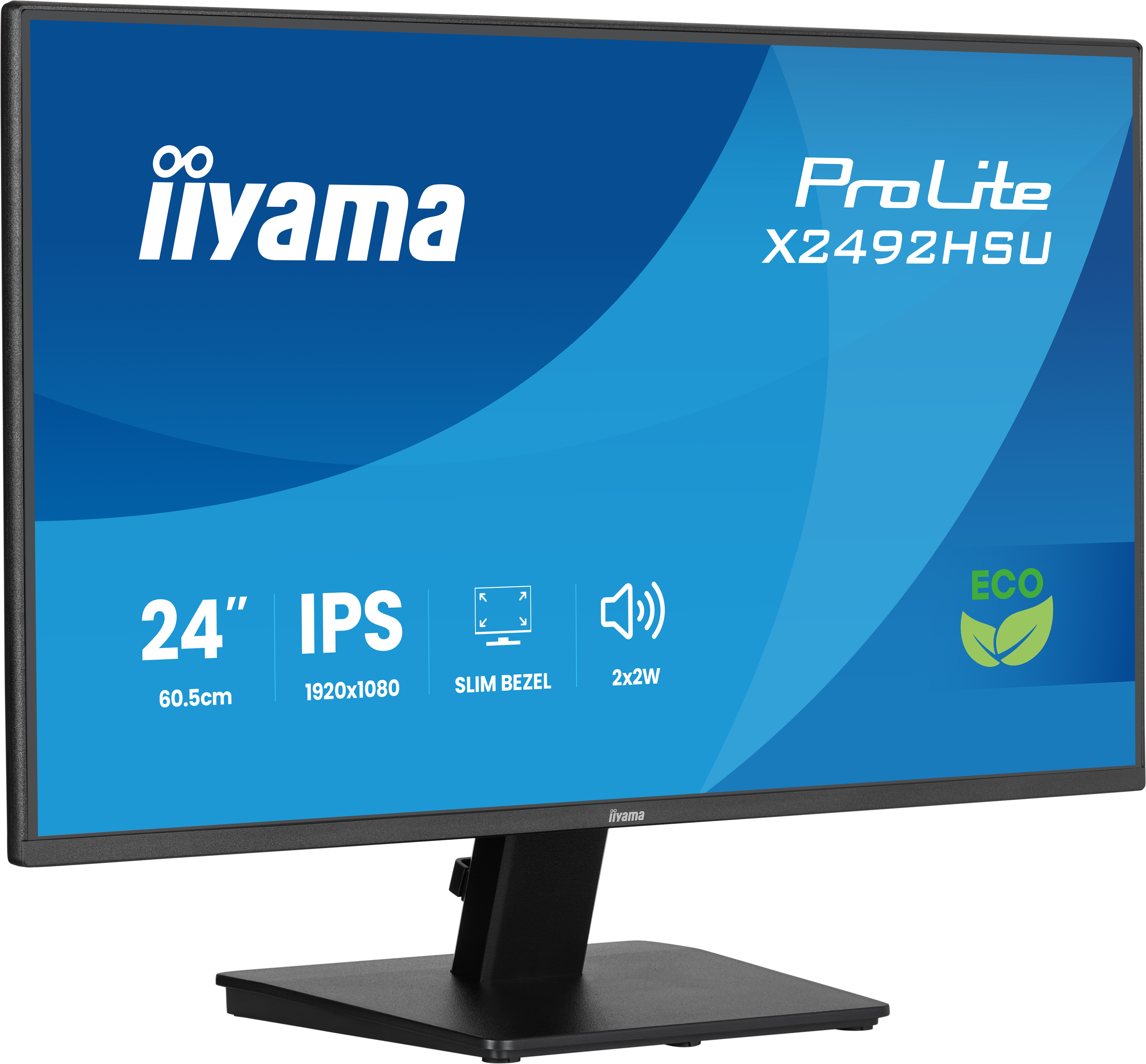 Iiyama ProLite X2492HSU-B1 24 Zoll 16:10 HDMI DP USB
