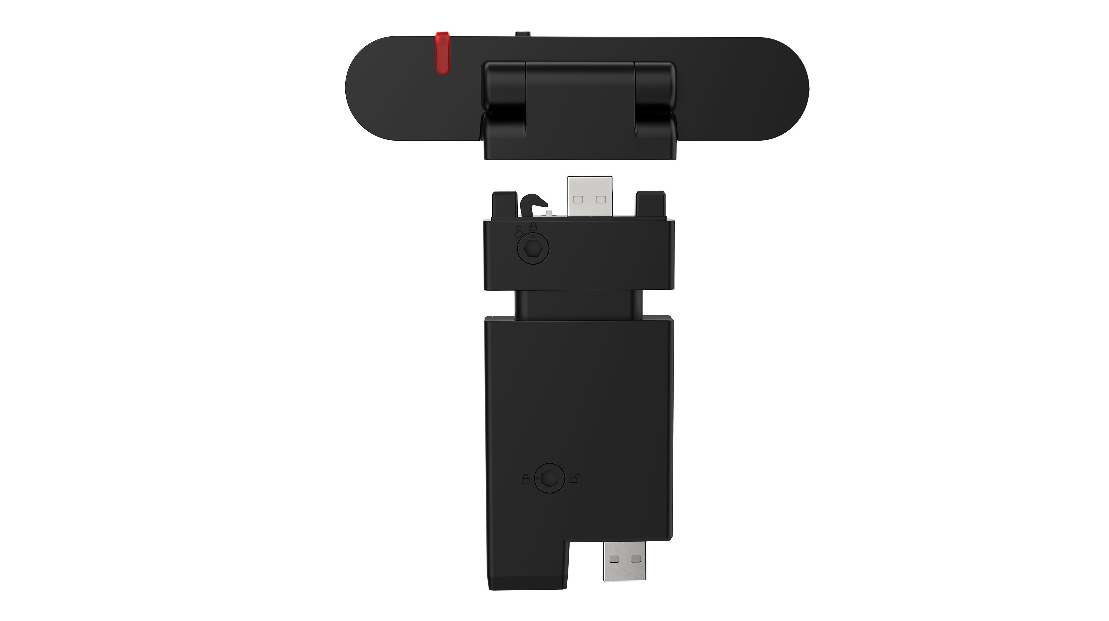LENOVO ThinkVision MC60 Monitor Webcam Short stack for P24h30 P24q30 T34w30 P49w30 Monitors