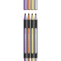 Schneider 020 Lackmarker farbsortiert 1,0 - 2,0 mm, 4 Set