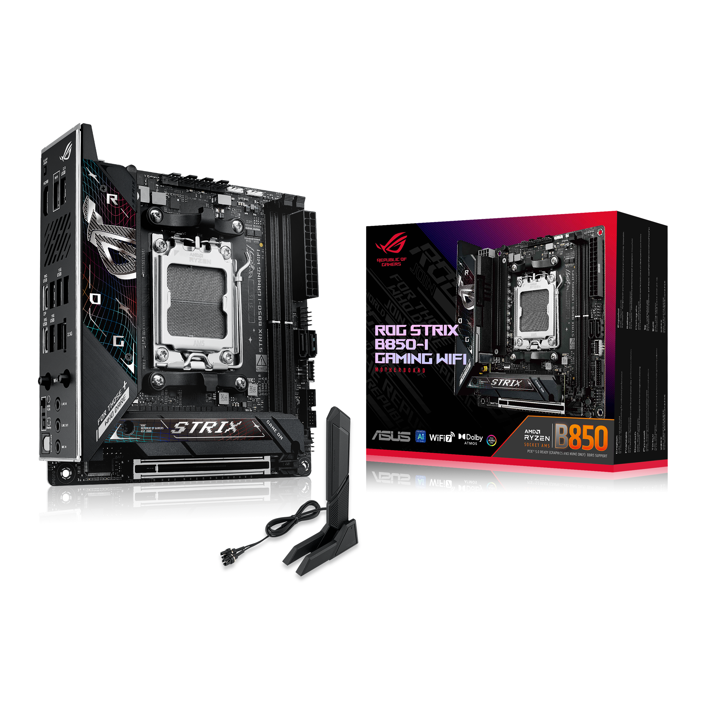 ASUS ROG STRIX B850-I GAMING WIFI Mini-ITX Wi-Fi 7