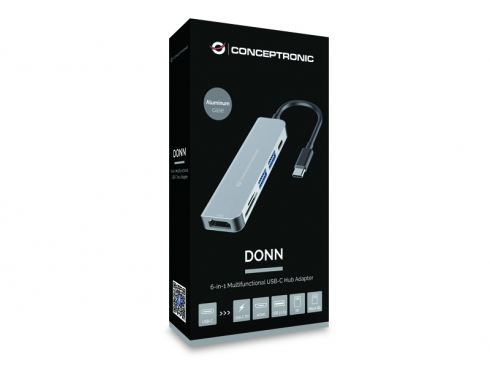 CONCEPTRONIC Dock USBCHDMI2xUSBA3060WPD 15cm gr