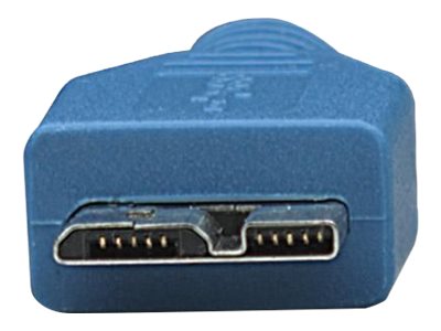 TECHLY USB3.0 Anschlusskabel blau 3m Stecker Typ A auf Stecker Typ Micro B TECHLY USB3.0 Anschlusskabel blau 3m Stecker Typ A auf Stecker Typ Micro B