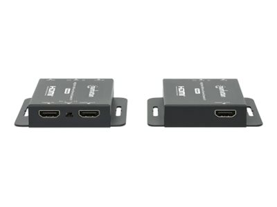 MANHATTAN HDMI over Ethernet Extender Set Signalverlängerung mit 4K30Hz bis zu 40 m oder 1080p60Hz bis zu 70 m Sender- und Empfänger