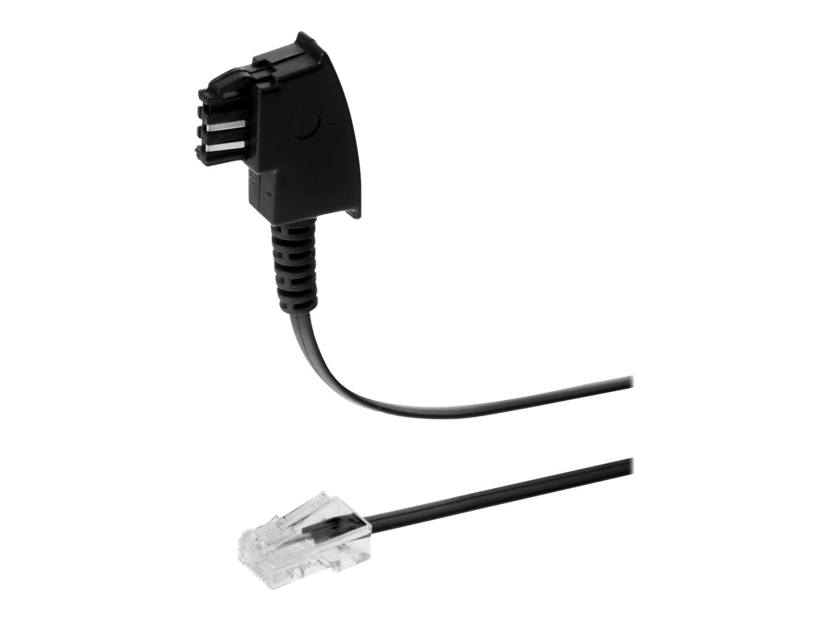 helos Anschlusskabel TAE F / RJ45 8P2C, Routerkabel, 1 m, lose
