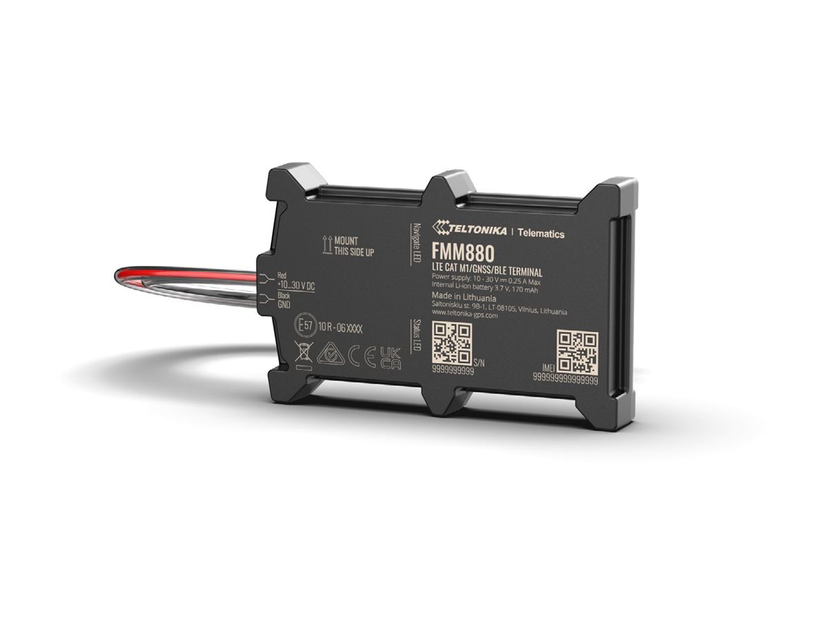 TELTONIKA TELEMATICS FMM880 Wasserdichter 4G LTE Cat M1 Tracker mit hoher GNSS-Präzision TELTONIKA TELEMATICS FMM880 Wasserdichter 4G LTE Cat M1 Tracker mit hoher GNSS-Präzision