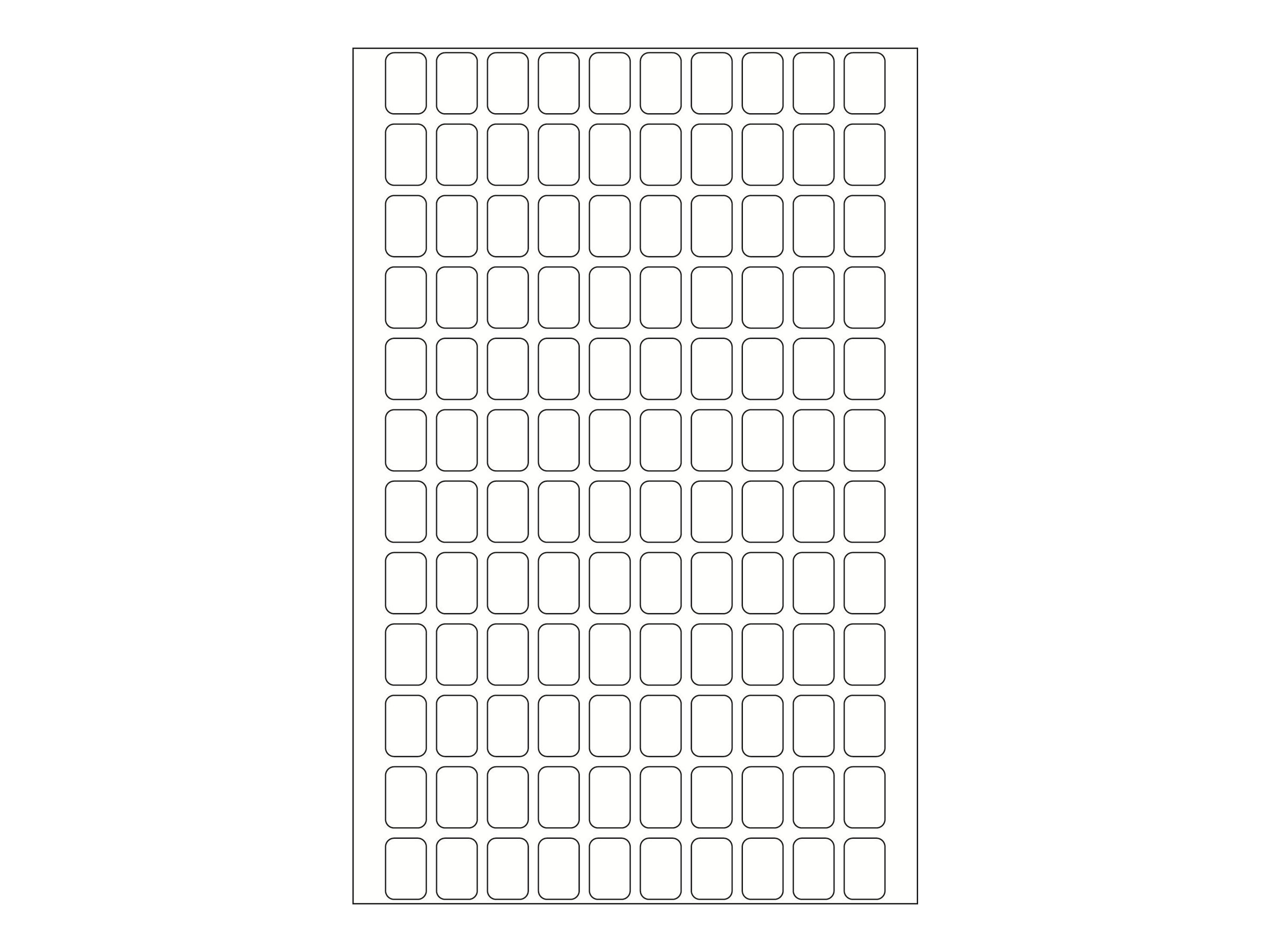 3.840 HERMA Etiketten 2310 weiss 12,0 x 8,0 mm 3.840 HERMA Etiketten 2310 weiss 12,0 x 8,0 mm