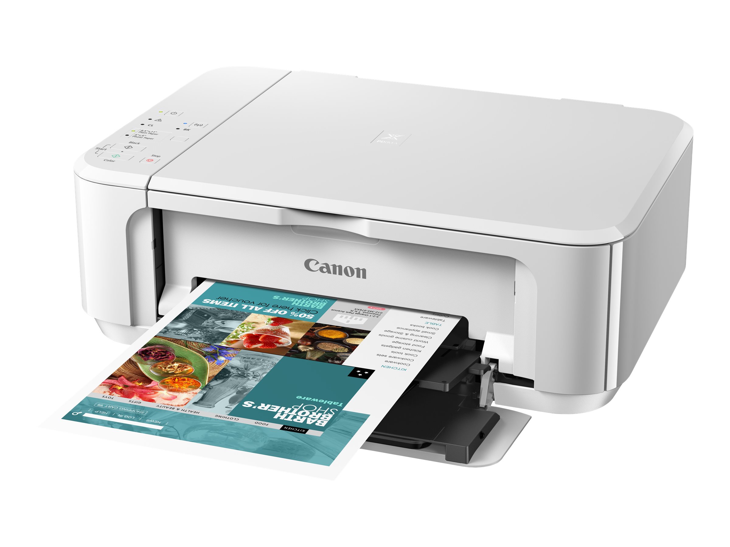 Canon PIXMA MG3650S 3 in 1 Tintenstrahl-Multifunktionsdrucker weiÃ