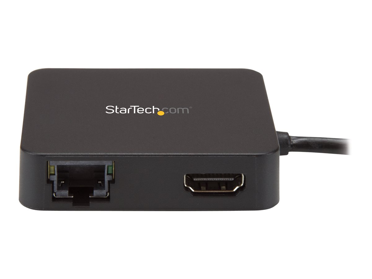 STARTECH.COM USB-C Multiport Adapter - USB Typ C auf 4K HDMI / USB 3.0 / Gigabit Ethernet - Powered USB Hub - USB-C zu USB Adapter