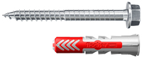 fischer DuoPower ETA 10x50 564792 Dübel mit Schrauben à 10 mm x 50 mm, 50 St. fischer DuoPower ETA 10x50 564792 Dübel mit Schrauben à 10 mm x 50 mm, 50 St.