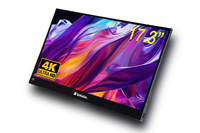 Verbatim PMT-17-4K Tragbarer 17,3"-Touchscreen-Monitor 4K Metallgeh?use