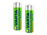 2 VARTA Akkus RECHARGE ACCU Power Mignon AA 2.600 mAh