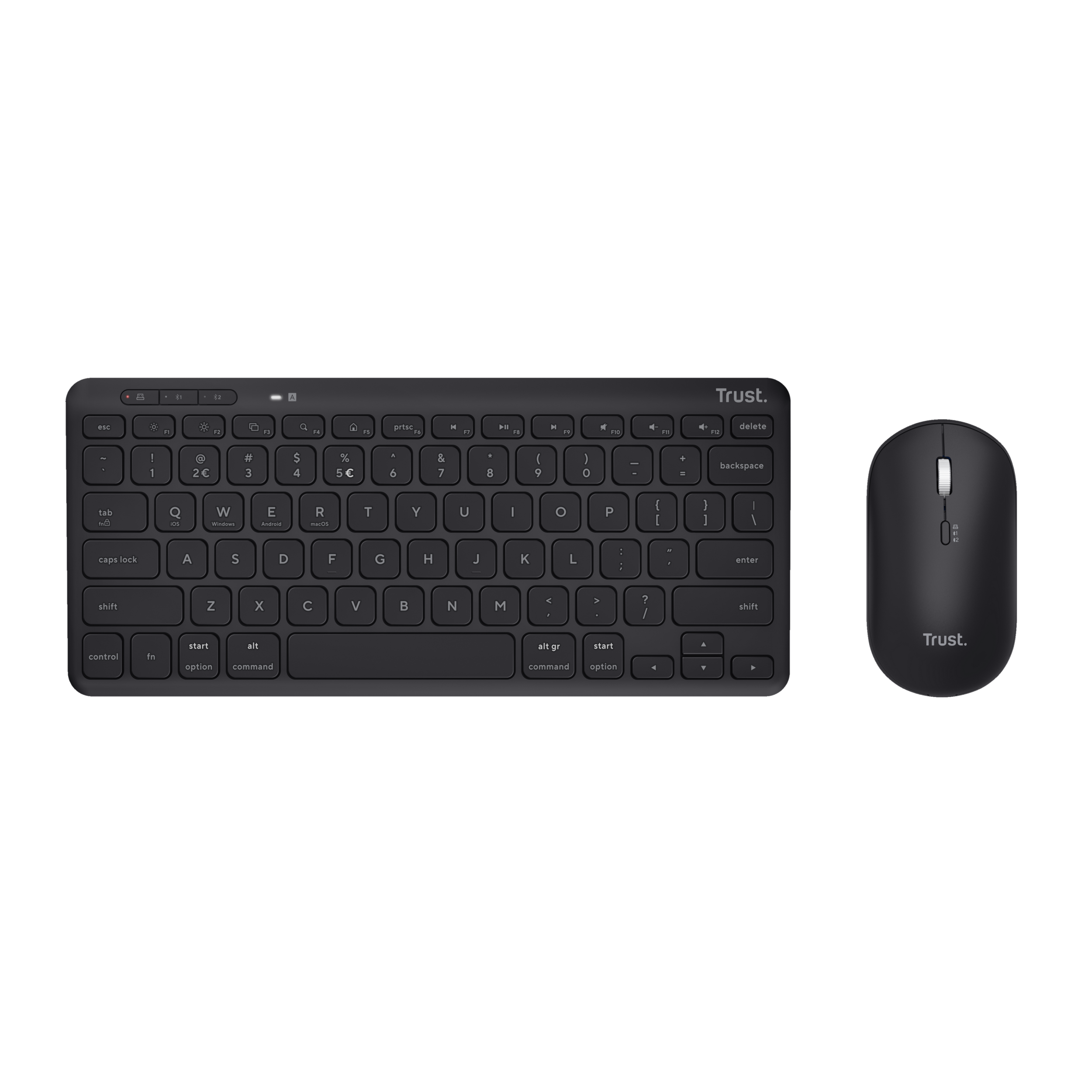 24845 TRUST Lyra TastaturMaus QWERTZ DE