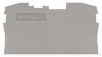 Wago Abschluss-/Zwischenplatte 2006-1291 TOPJOB S grau