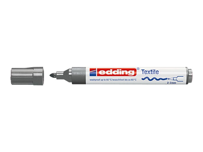 edding 4500 Textilmarker grau 2,0 3,0 mm, 1 St