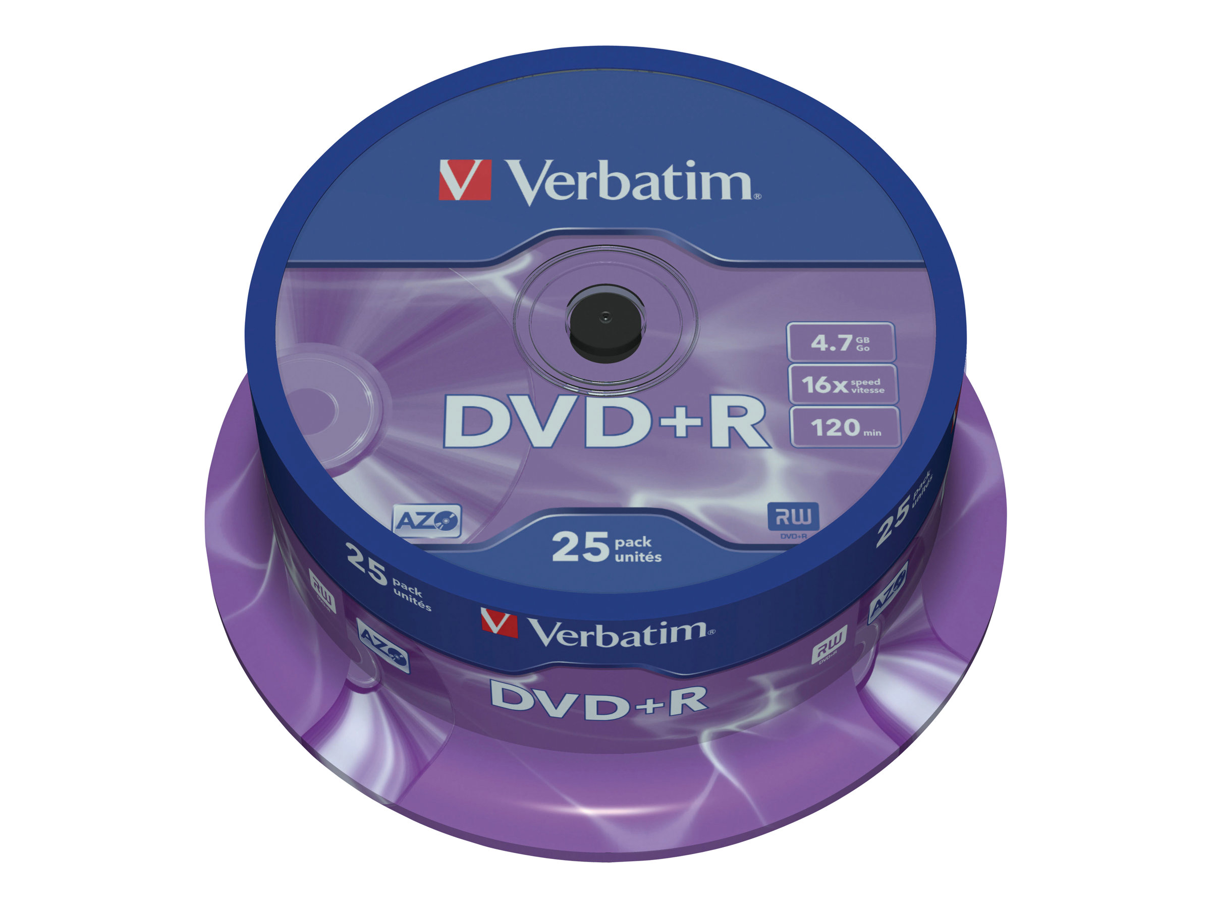 25 verbatim DVD+R 4,7 GB