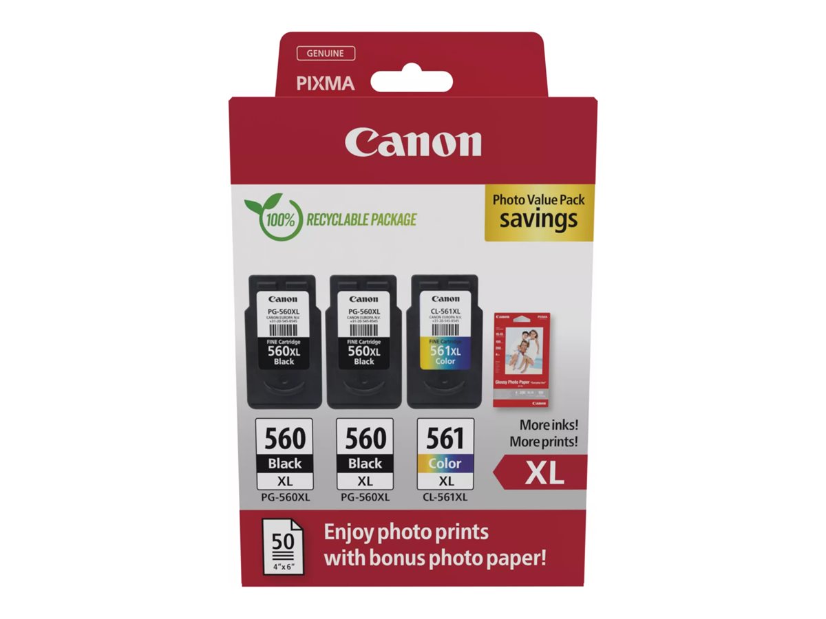 CANON 1LB PG-560XLx2/CL-561XL Ink Cartridge PVP CANON 1LB PG-560XLx2/CL-561XL Ink Cartridge PVP