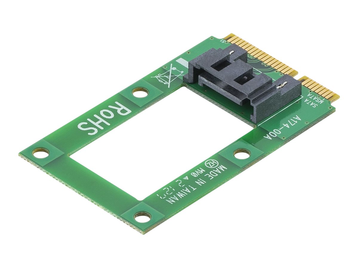 STARTECHCOM mSATA auf SATA Festplatten SSD Adapter Mini SerialATA zu SATA Konverter Festplatten Adapter Konverter