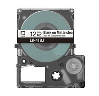 EPSON Schriftband LK LK-4TBJ C53S672065, 12 mm schwarz auf transparent