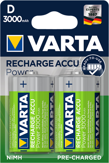 Varta Rechargeable Accu 56720 R2U 3000mAh 2Blister Mono