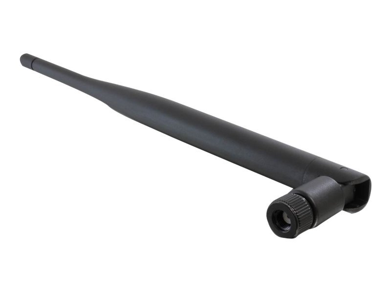 Delock WLAN 802.11 ac/a/b/g/n Antenne RP-SMA St. 5 dBi omnidir. mit Kipp. schw.