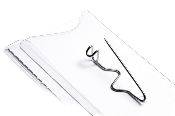 25 DURABLE Konvex Namensschilder mit Magnet 7,5 x 4,0 cm