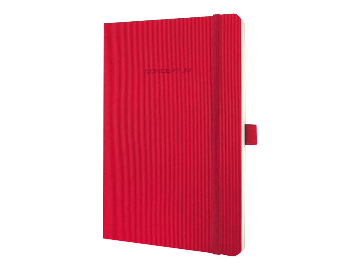 SIGEL Notizbuch Conceptum ca DIN A5 kariert, rot Softcover 194 Seiten, 1 St