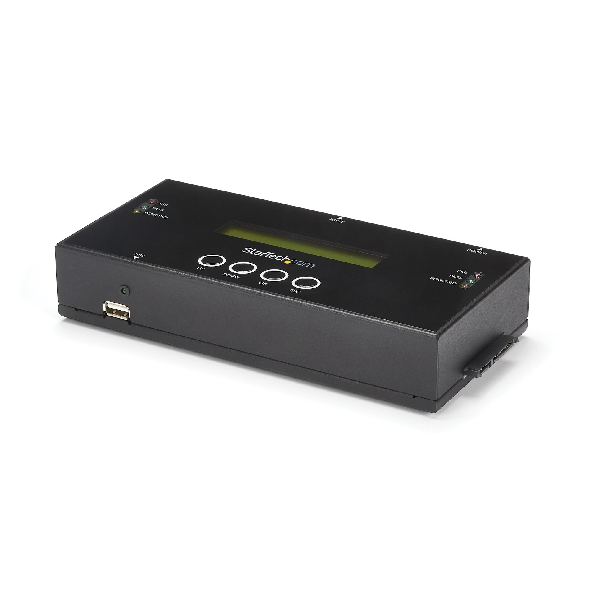 STARTECHCOM 11 Standalone Festplatten Duplizierer und Loescher fuer 2,5 3,5 Zoll SATA und SAS Laufwerke
