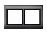 Merten Rahmen Aquadesign 400214 2f. anthrazit Merten Rahmen Aquadesign 400214 2f. anthrazit