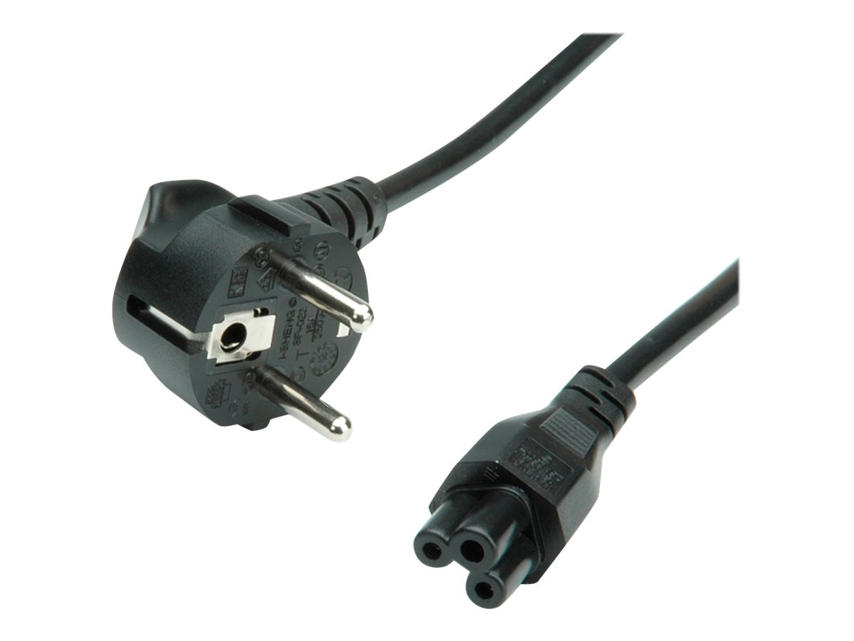 VALUE Netzkabel 3pol. Notebook-Buchse schwarz 1,8m VALUE Netzkabel 3pol. Notebook-Buchse schwarz 1,8m