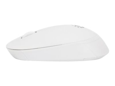 MANHATTAN Performance III Optische Wireless USB-Funkmaus USB-A Nanoempfänger mit 2,4 GHz drei Tasten plus Mausrad 1000 dpi weiss