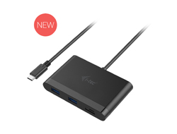 I-TEC USB-C HDMI und USB Adapter mit Power Delivery, 1xHDMI 4K, 2xUSB 3.0 Port, 1xUSB-C Power Delivery/Datenport kompatible mit TB 3